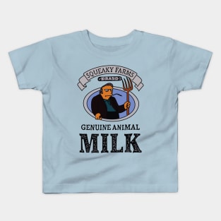 Squeaky Farms' Genuine Animal Milk Kids T-Shirt